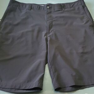 GRANDSLAM MENS BLACK SHORTS.‎ size 38. Flat front. 4 pockets.